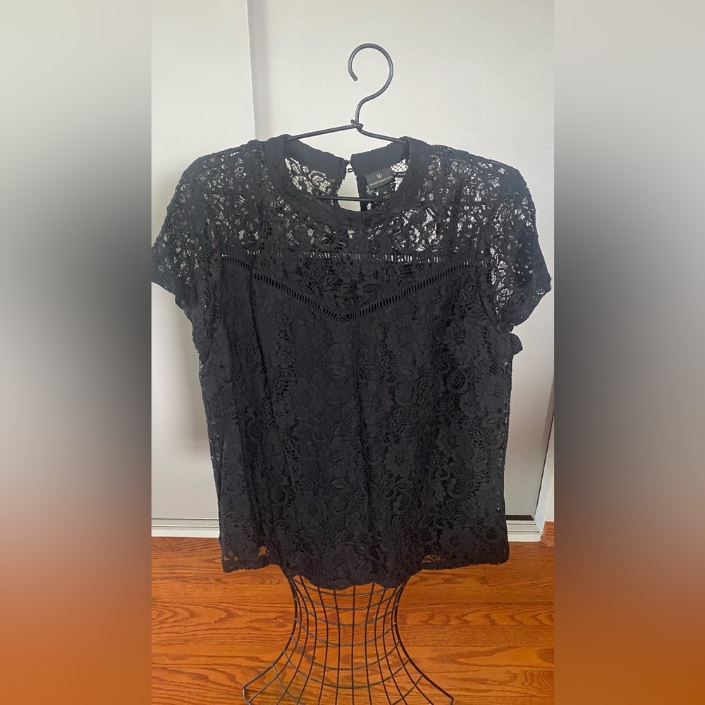 Black Lace Top